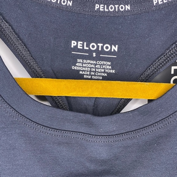 Peloton Black Twist Back Tank Top NWT - Picture 8 of 8